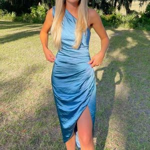 Revolve one shoulder midi dress